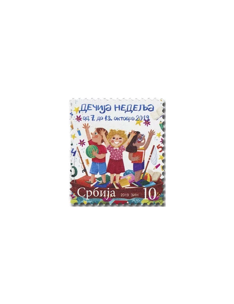 n° 76 - Timbre SERBIE Timbres de bienfaisance