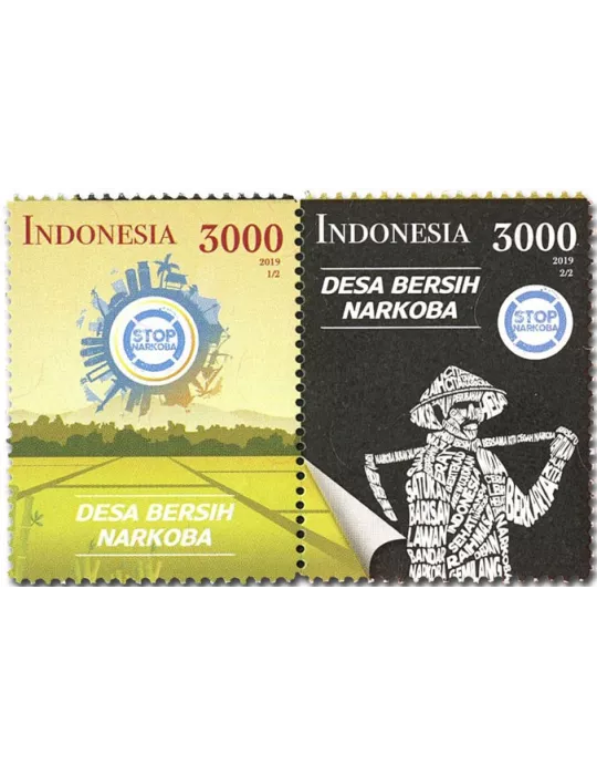 n° 2978/2979 - Timbre INDONESIE Poste