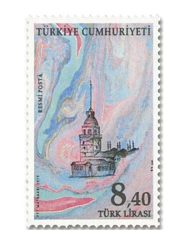 n° 389/390 - Timbre TURQUIE Service 2