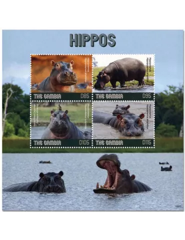 n° 6038/6041 - Timbre GAMBIE Poste