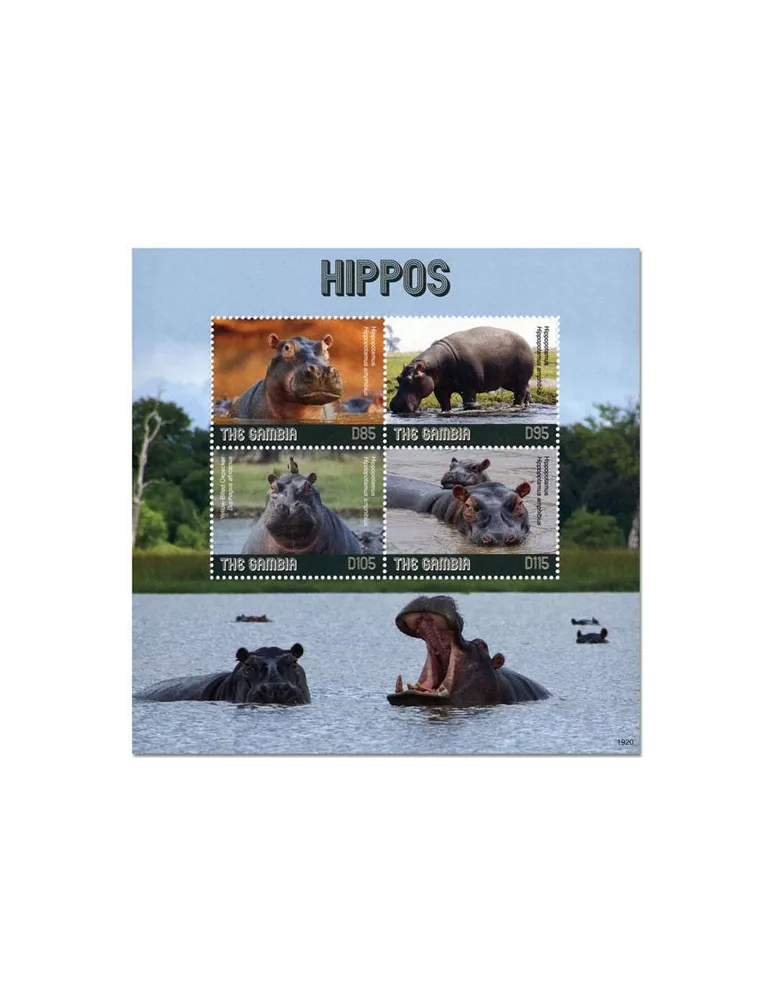 n° 6038/6041 - Timbre GAMBIE Poste