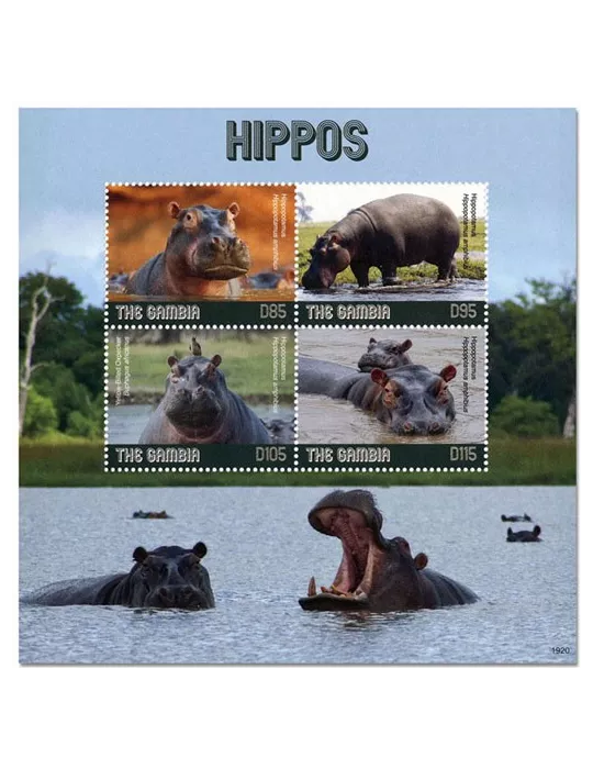 n° 6038/6041 - Timbre GAMBIE Poste