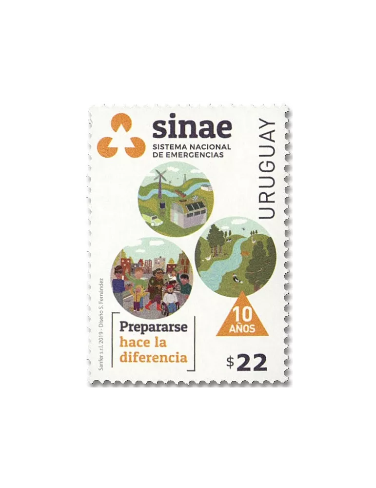 n° 2958 - Timbre URUGUAY Poste