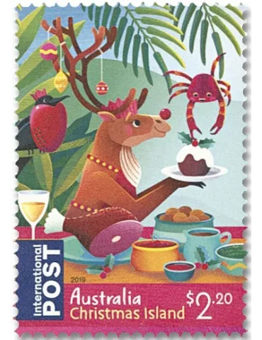 n° 909/910 - Timbre CHRISTMAS (ILE) Poste 2