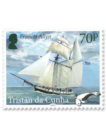 n°1236/1239 - Timbre TRISTAN DA CUNHA Poste 2