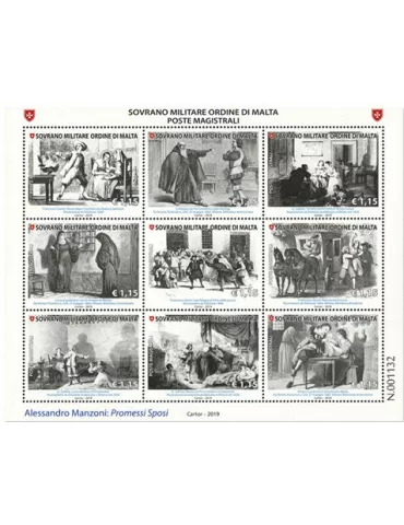 n°1516/1524 - Timbre ORDRE de MALTE Poste