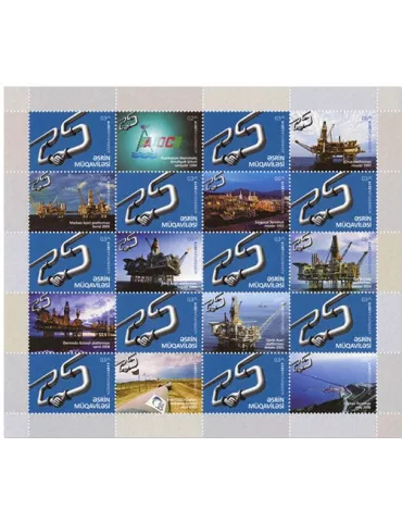 n°1156, n° 1157(x10) et n° 1158/1168 - Timbre AZERBAIDJAN Poste