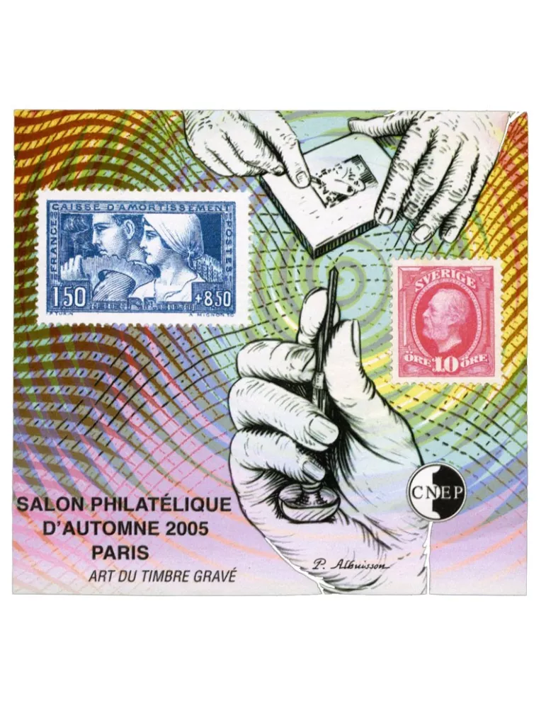 n° 44a - Timbre France CNEP (Non dentelé)