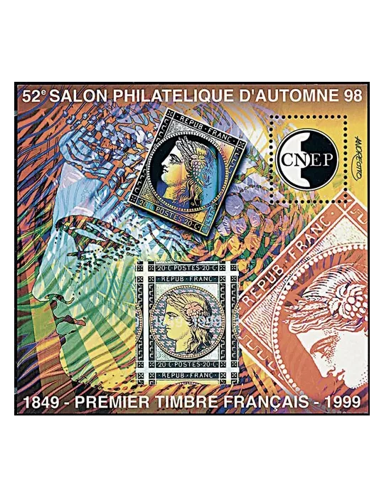 n° 28a - Timbre France CNEP (Non dentelé)