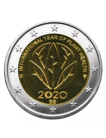 BU : 2 EURO COMMEMORATIVE 2020 : BELGIQUE - SANTE DES VEGETAUX (Version flamande) 2