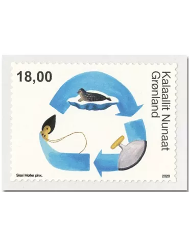 n° 810/811 - Timbre GROENLAND Poste