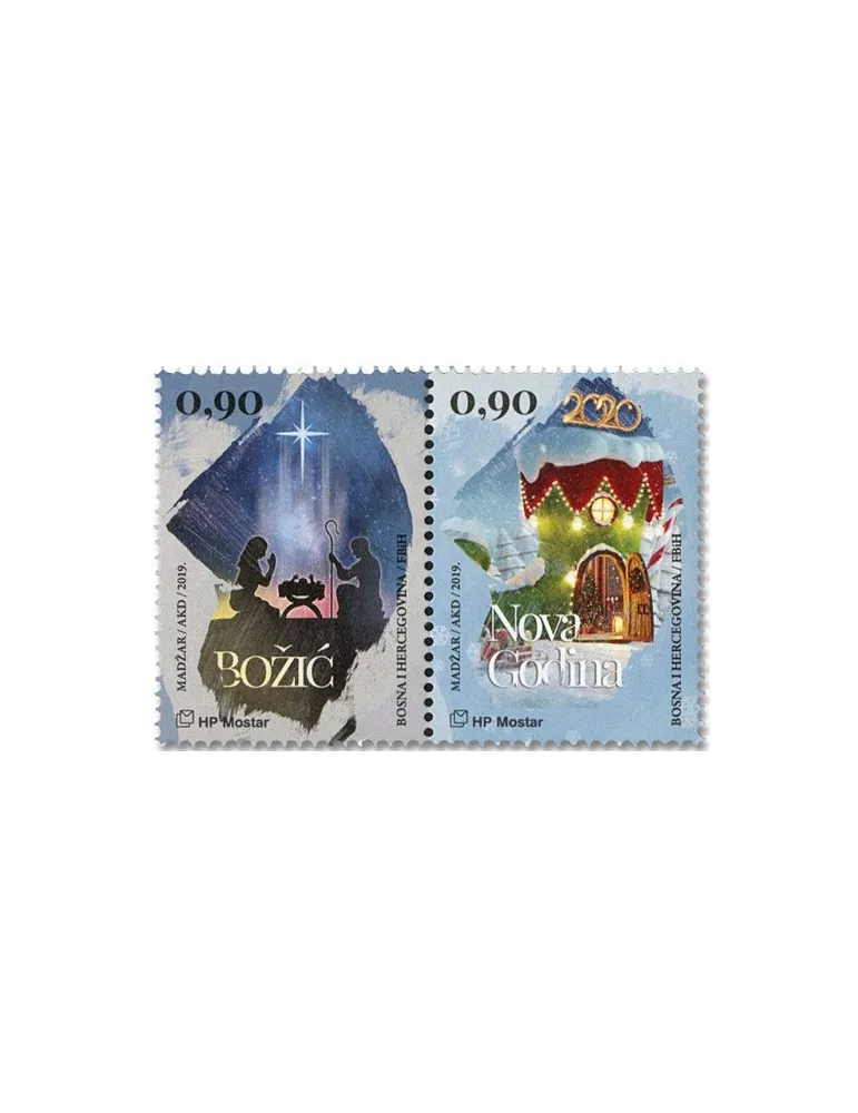 n° 488/489 - Timbre HERCEG-BOSNA Poste