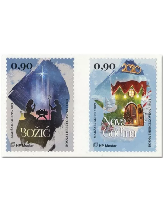 n° 490/491 - Timbre HERCEG-BOSNA Poste