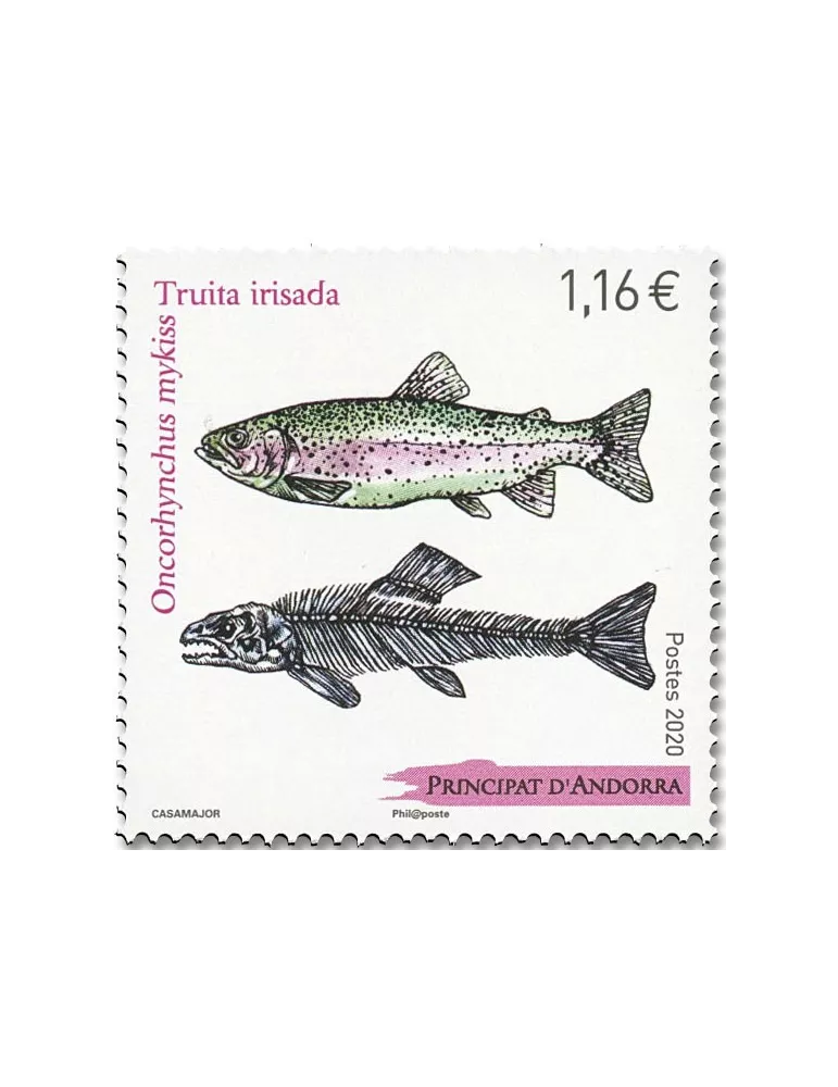 n° 846 - Timbre ANDORRE Poste