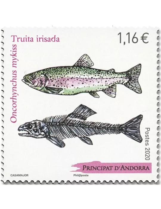 n° 846 - Timbre ANDORRE Poste