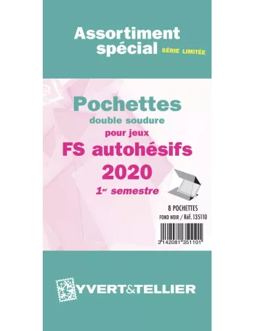Assortiment de pochettes (double soudure) : 2020 -1e sem. (Jeux Autoadhésifs)