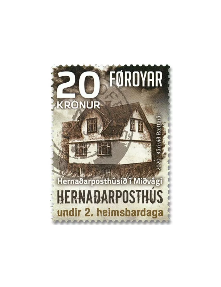 n° 979/980 - Timbre ILE FEROE Poste