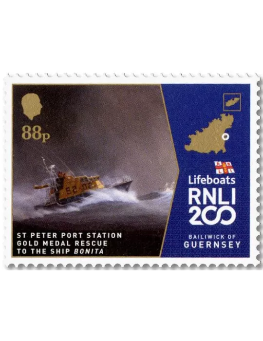 n° 2014/2019 - Timbre GUERNESEY Poste