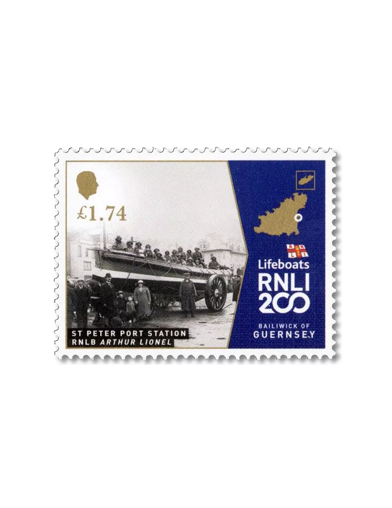 n° 2014/2019 - Timbre GUERNESEY Poste