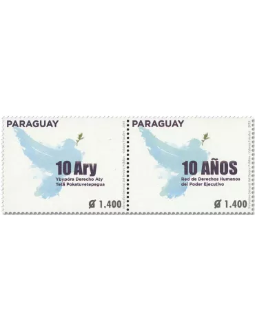 n° 3309/3310 - Timbre PARAGUAY Poste