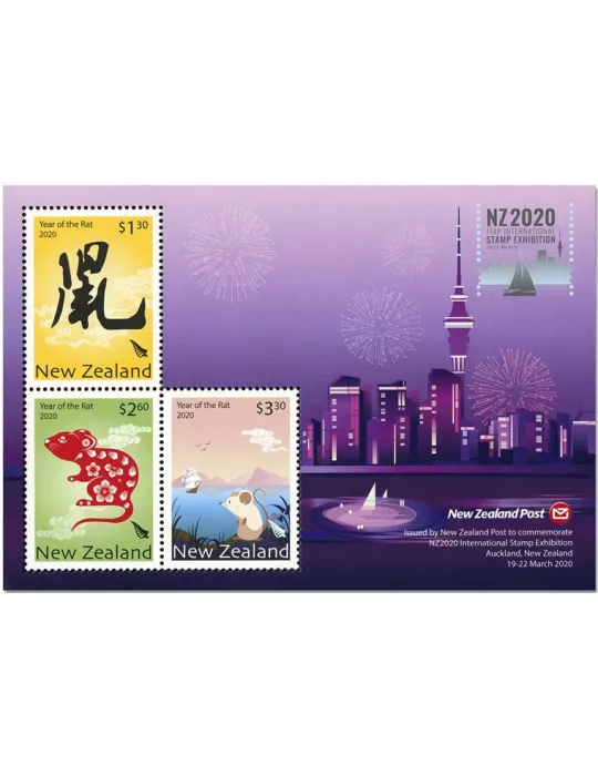 n° 390 - Timbre NOUVELLE-ZELANDE Blocs et feuillets