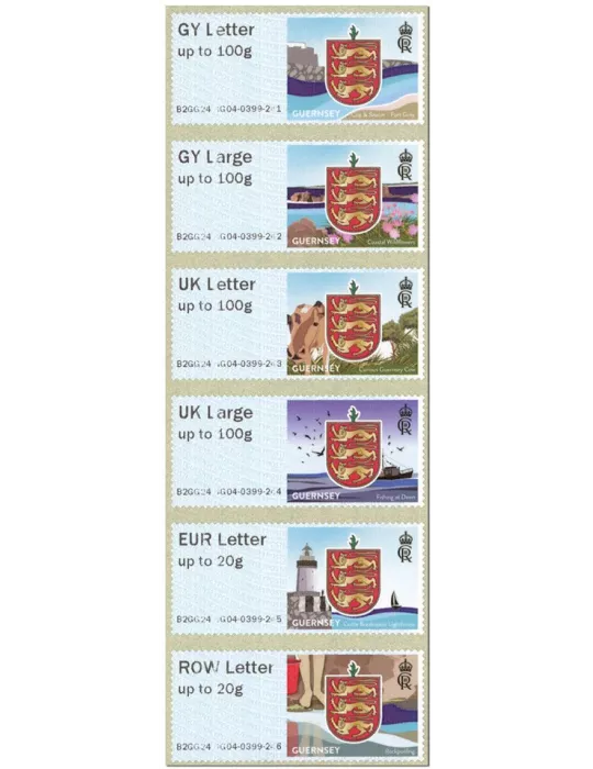 n° 121 - Timbre GUERNESEY Timbres de distributeurs