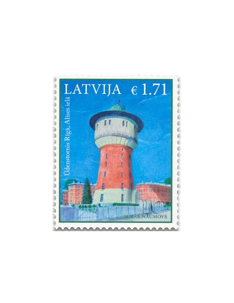 n° 1081 - Timbre LETTONIE Poste