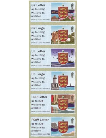 n° 133 - Timbre GUERNESEY Timbres de distributeurs