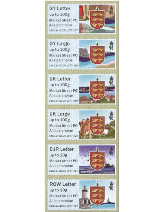 n° 139 - Timbre GUERNESEY Timbres de distributeurs