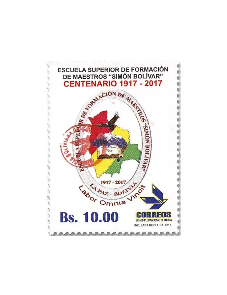 n° 1643 - Timbre BOLIVIE Poste