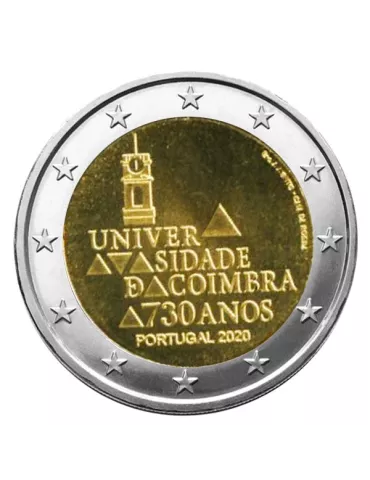 2 EURO COMMEMORATIVE 2020 : PORTUGAL (730 ans Université de Coimbra)