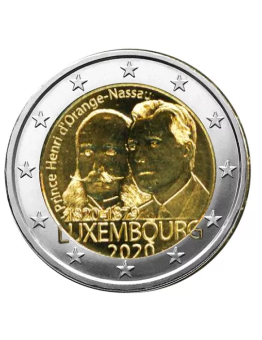 2 EURO COMMEMORATIVE 2020 : LUXEMBOURG (200 ans Prince Henri d´Orange)