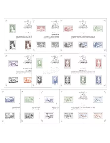 Blocs PATRIMOINE DE FRANCE EN TIMBRES (2020)