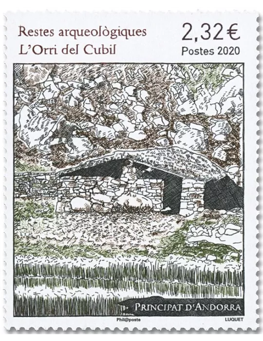 n° 847 - Timbre ANDORRE Poste