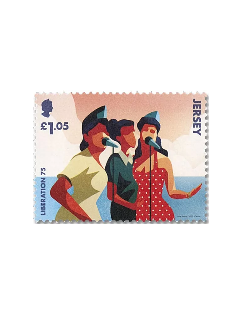 n° 2476/2481 - Timbre JERSEY Poste