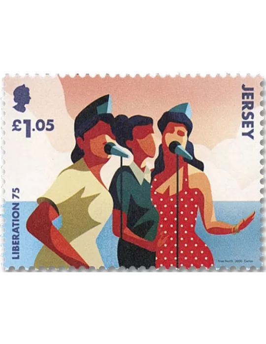 n° 2476/2481 - Timbre JERSEY Poste