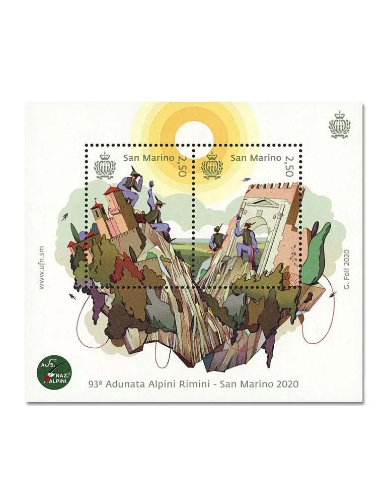 n° F2609 - Timbre SAINT-MARIN Poste