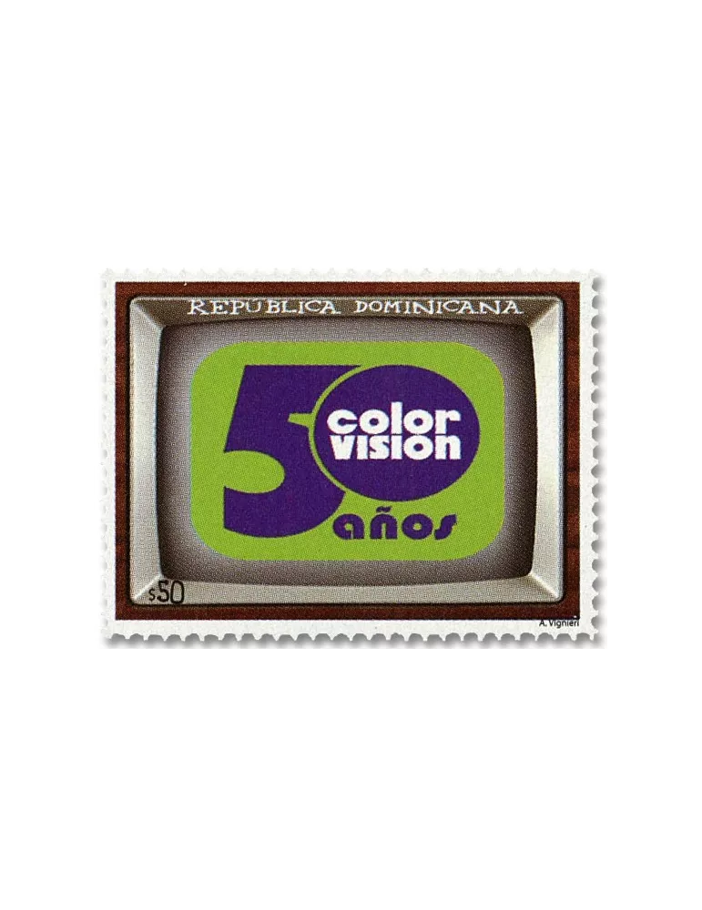 n° 2165A - Timbre DOMINICAINE Poste