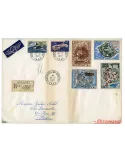 n°30, n° 32, PA n° 20 et PA n° 22/24 obl. sur lettre - Timbre TAAF Poste