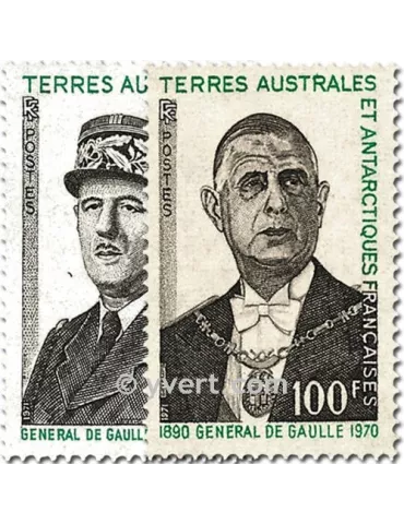 n° 46/47 obl. sur lettre - Timbre TAAF Poste 2