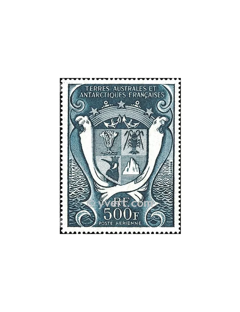 n° 21 obl. sur lettre - Timbre TAAF Poste aérienne