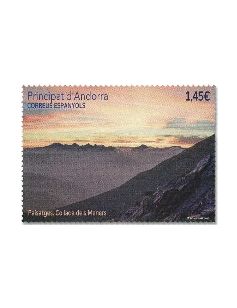 n° 489 - Timbre ANDORRE ESPAGNOL Poste