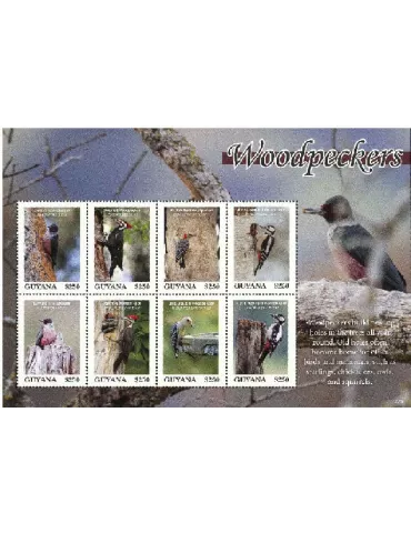 n° 7097/7104 - Timbre GUYANA Poste