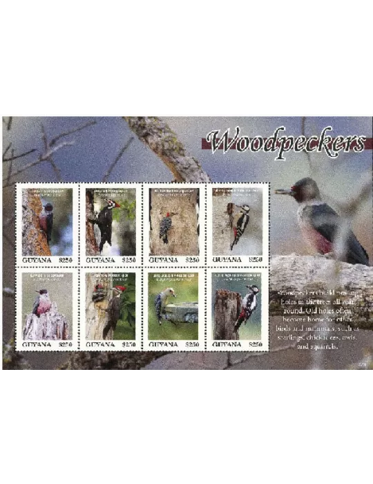 n° 7097/7104 - Timbre GUYANA Poste