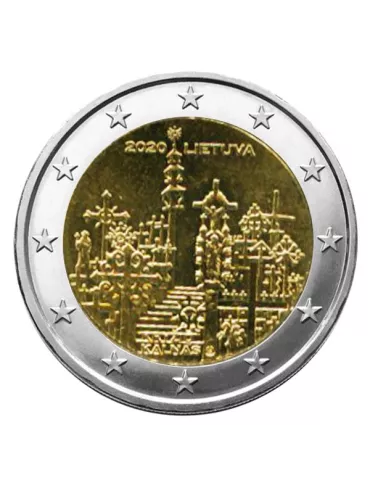 2 EURO COMMEMORATIVE 2020 : LITUANIE (Colline des croix)