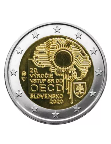 2 EURO COMMEMORATIVE 2020 : SLOVAQUIE (20 ans adhésion à l´OCDE)
