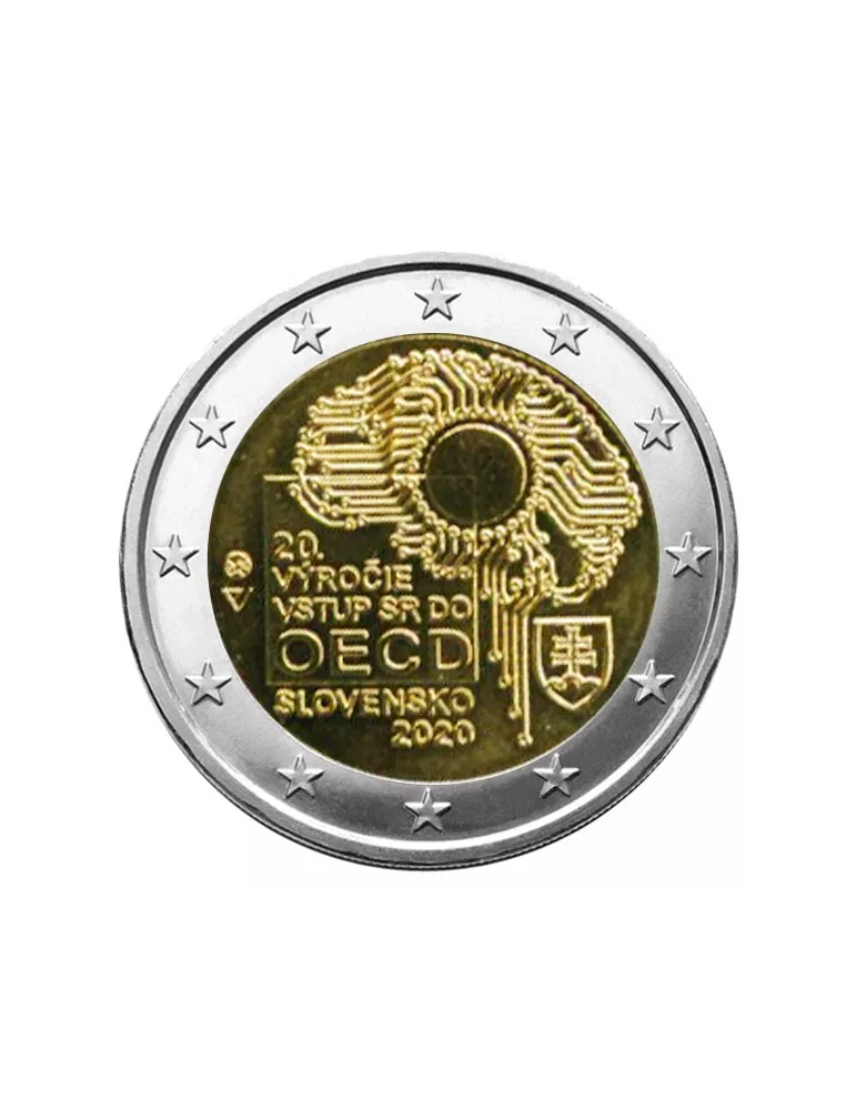 2 EURO COMMEMORATIVE 2020 : SLOVAQUIE (20 ans adhésion à l´OCDE)