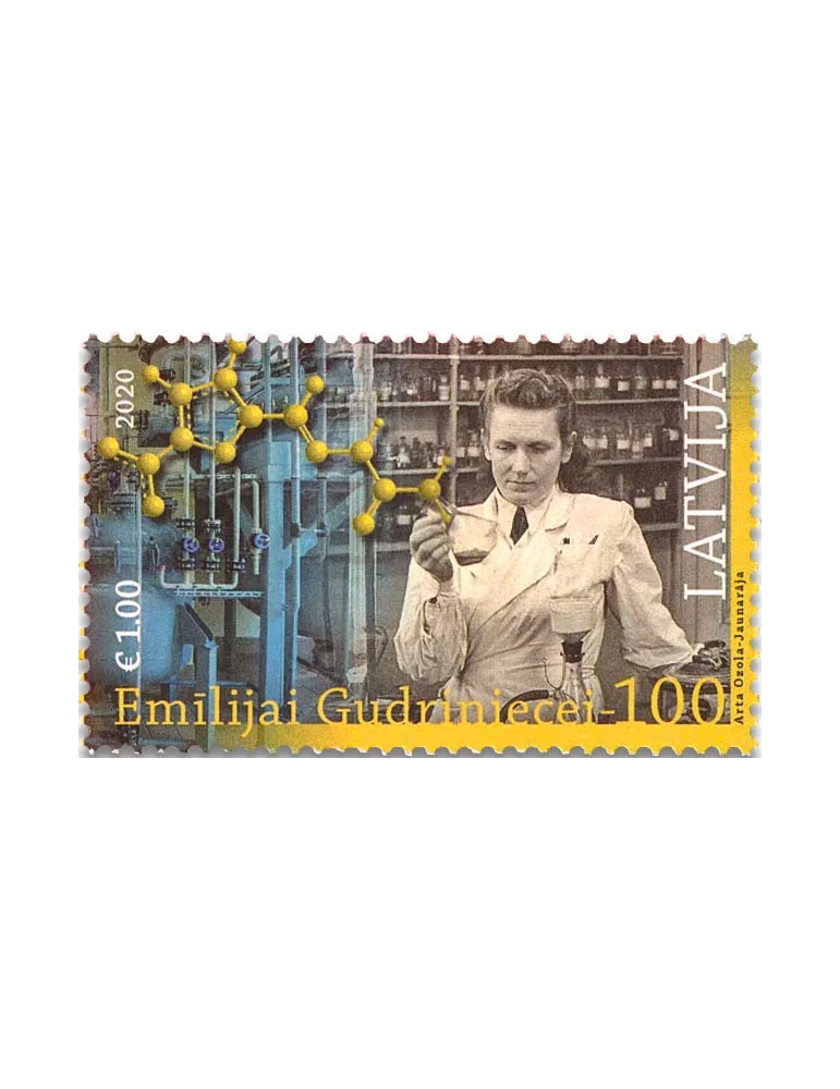 n° 1088 - Timbre LETTONIE Poste