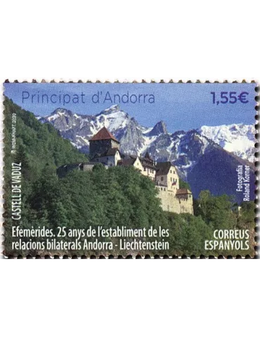 n° 490 - Timbre ANDORRE ESPAGNOL Poste