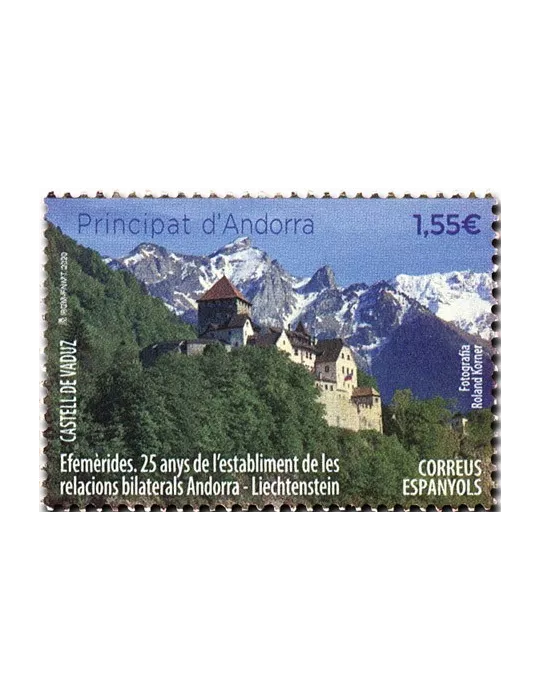 n° 490 - Timbre ANDORRE ESPAGNOL Poste